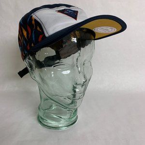 Warriors 5-panel hat, Mitchell & Ness, adjustable back